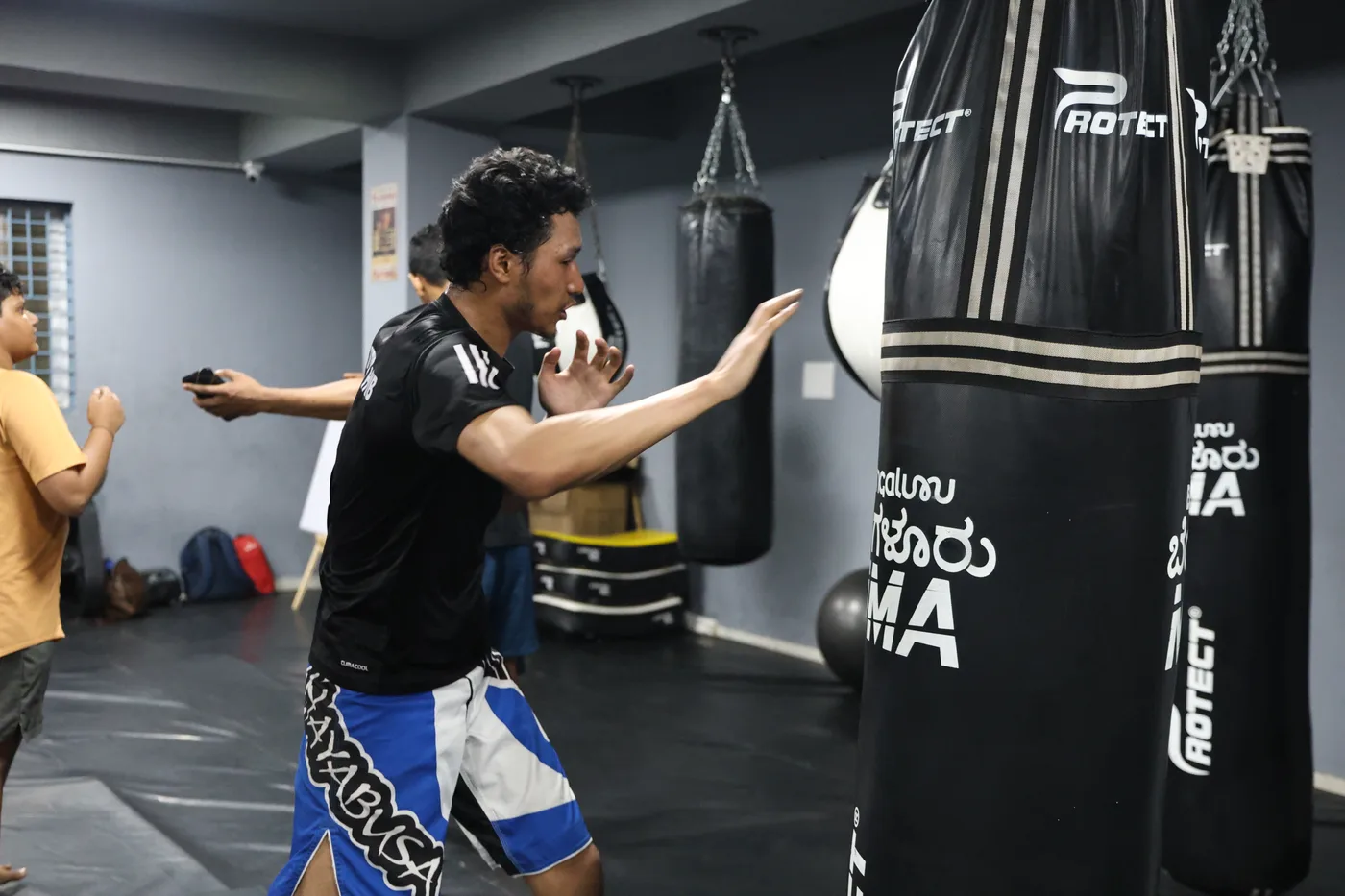 Boxing training at Bengaluru MMA