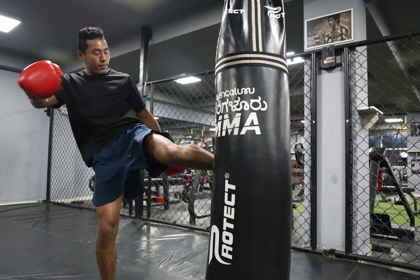 Muay Thai training at Bengaluru MMA
